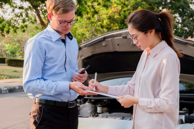 exchanging information accident